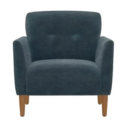 Dunly Jonah Emerald Upholstered Tufted Modern Accent Chair